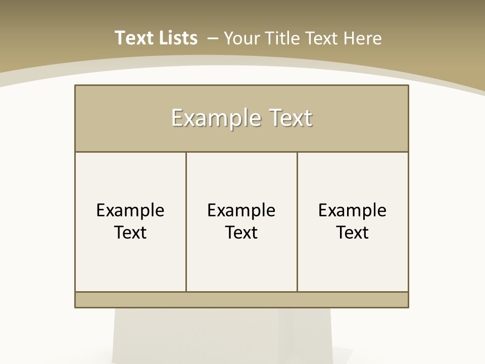 Empty Merchandise Handle PowerPoint Template