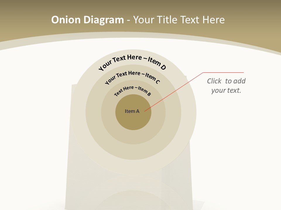 Empty Merchandise Handle PowerPoint Template