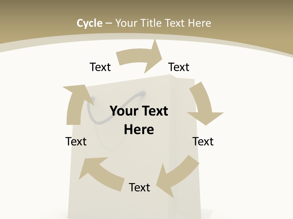 Empty Merchandise Handle PowerPoint Template