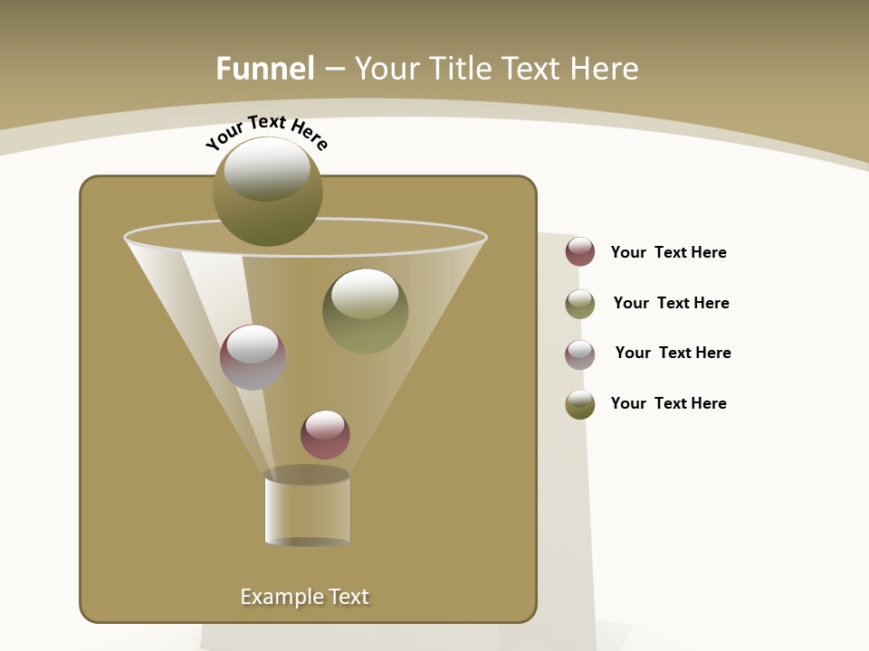 Empty Merchandise Handle PowerPoint Template