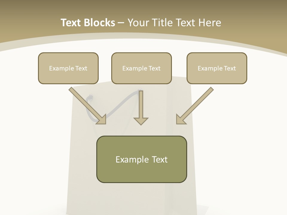Empty Merchandise Handle PowerPoint Template