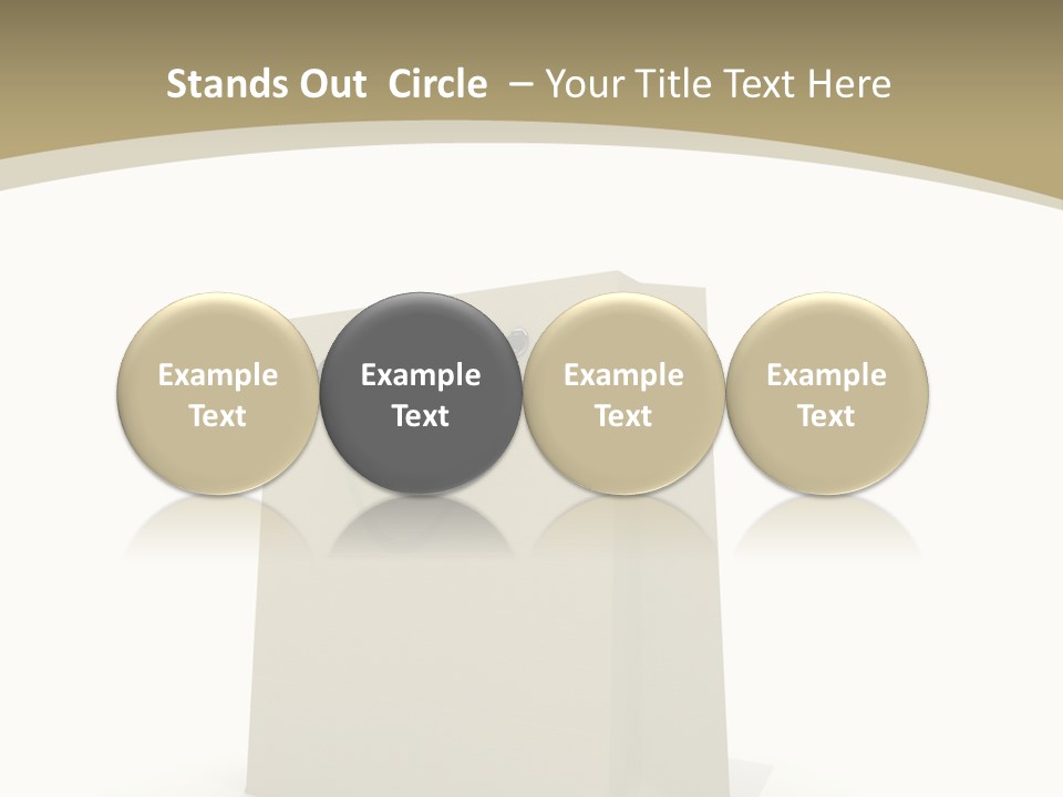 Empty Merchandise Handle PowerPoint Template