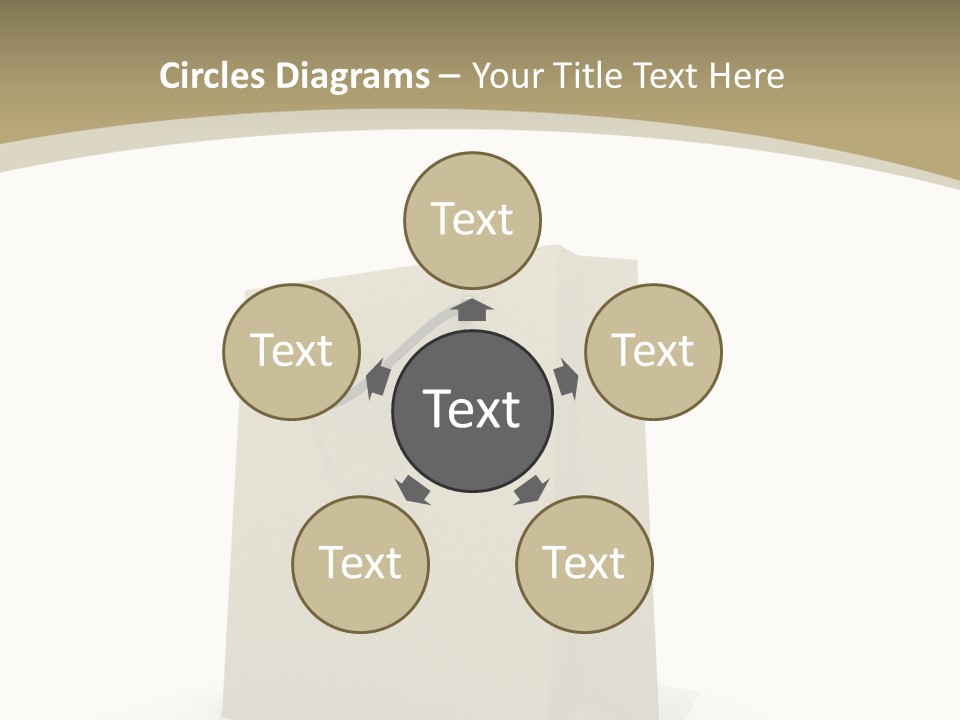 Empty Merchandise Handle PowerPoint Template