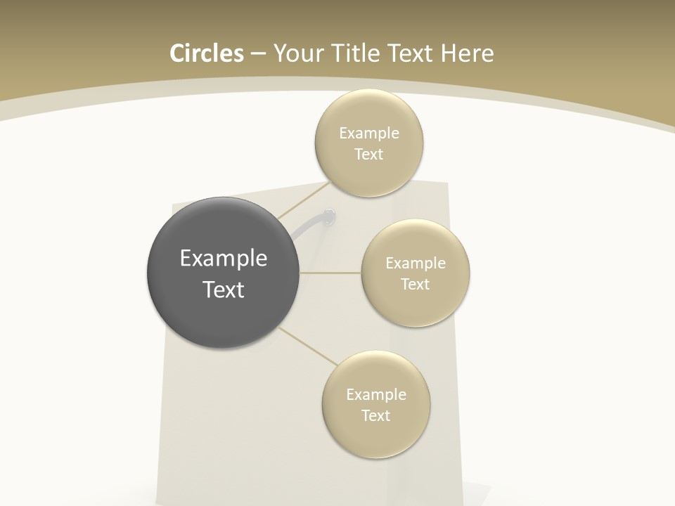 Empty Merchandise Handle PowerPoint Template