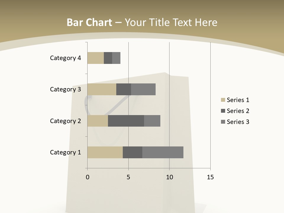 Empty Merchandise Handle PowerPoint Template