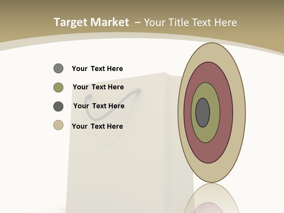 Empty Merchandise Handle PowerPoint Template