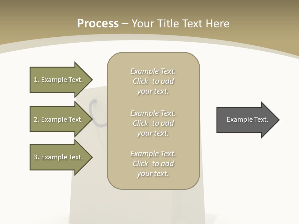 Empty Merchandise Handle PowerPoint Template