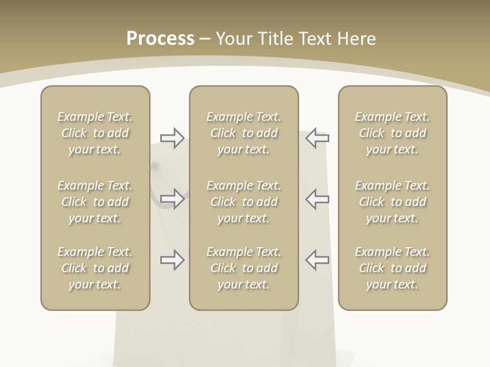 Empty Merchandise Handle PowerPoint Template