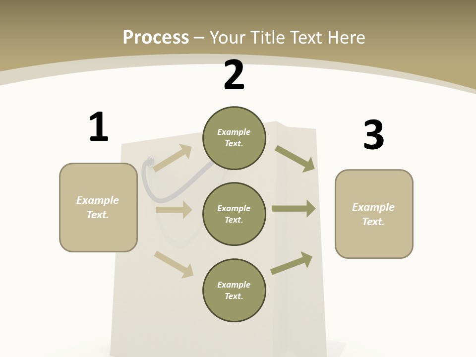 Empty Merchandise Handle PowerPoint Template