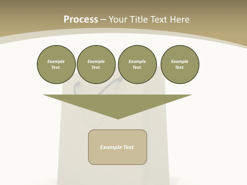 Empty Merchandise Handle PowerPoint Template