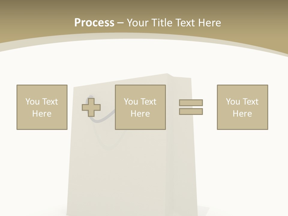 Empty Merchandise Handle PowerPoint Template