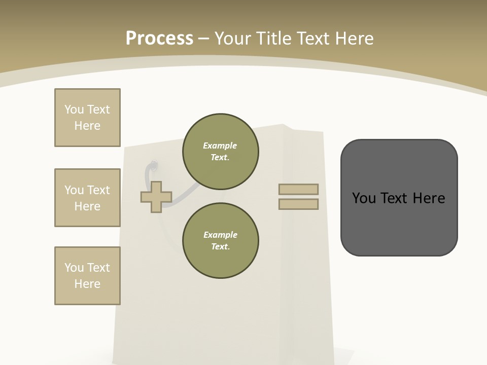 Empty Merchandise Handle PowerPoint Template