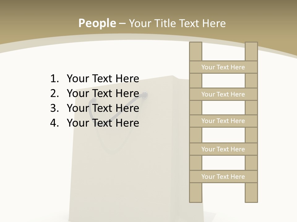 Empty Merchandise Handle PowerPoint Template
