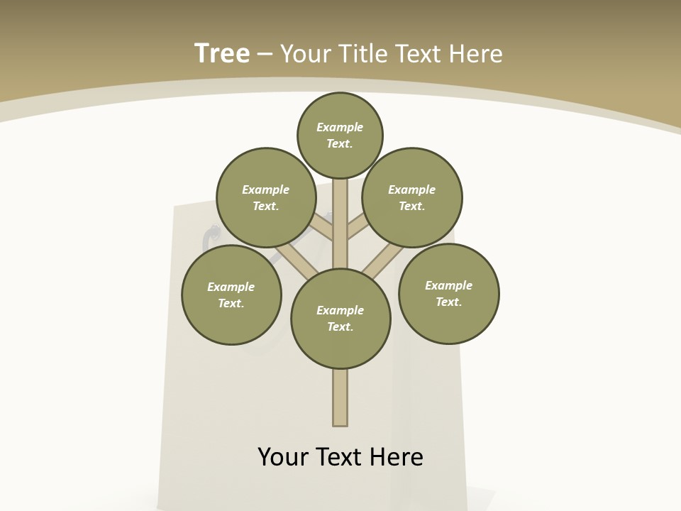 Empty Merchandise Handle PowerPoint Template