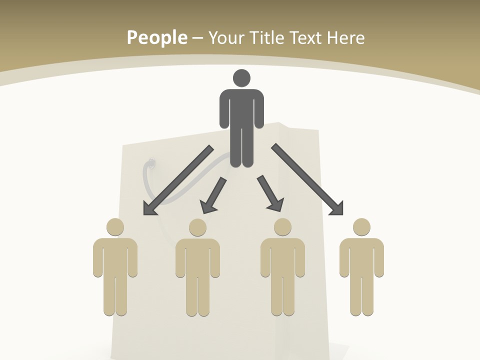 Empty Merchandise Handle PowerPoint Template