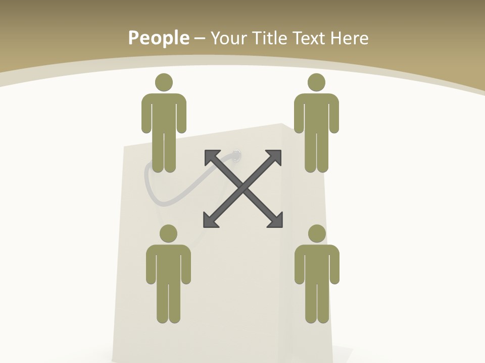 Empty Merchandise Handle PowerPoint Template