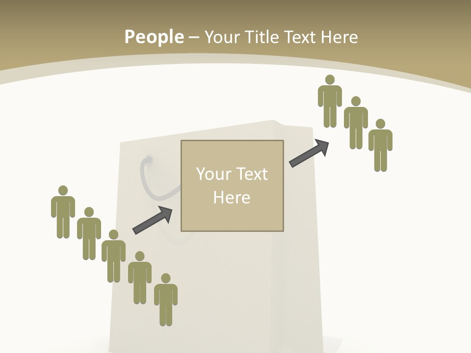 Empty Merchandise Handle PowerPoint Template
