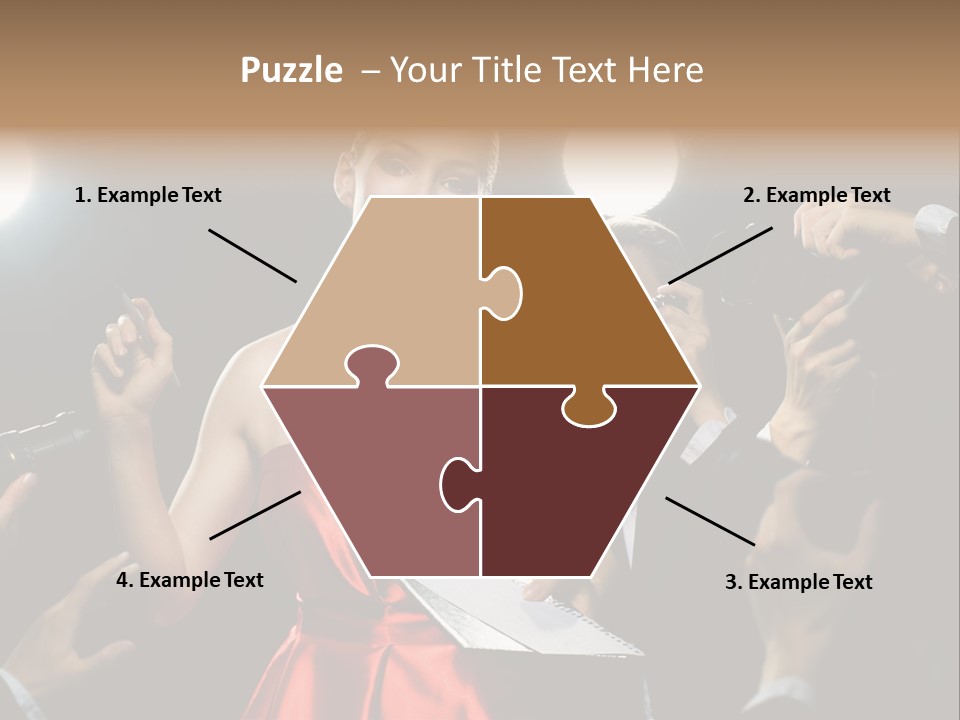 Success Idol Actress PowerPoint Template