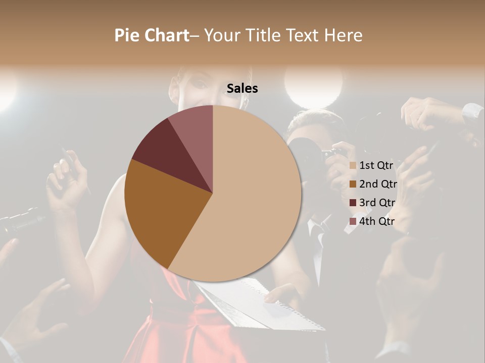 Success Idol Actress PowerPoint Template