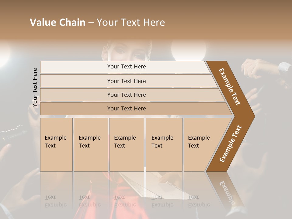 Success Idol Actress PowerPoint Template