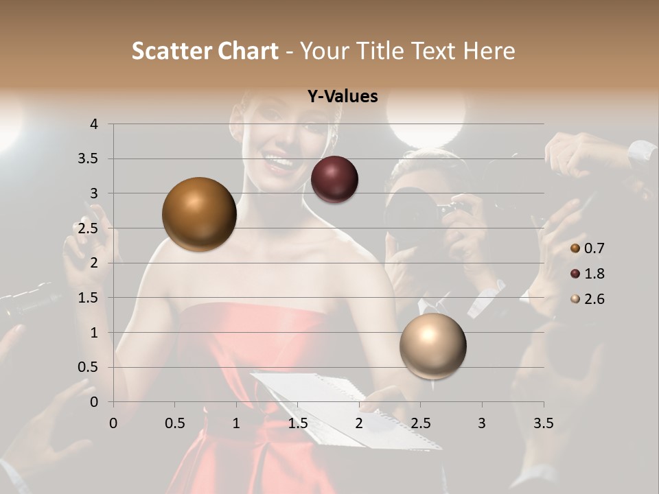 Success Idol Actress PowerPoint Template