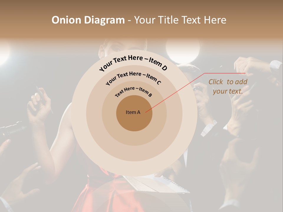 Success Idol Actress PowerPoint Template