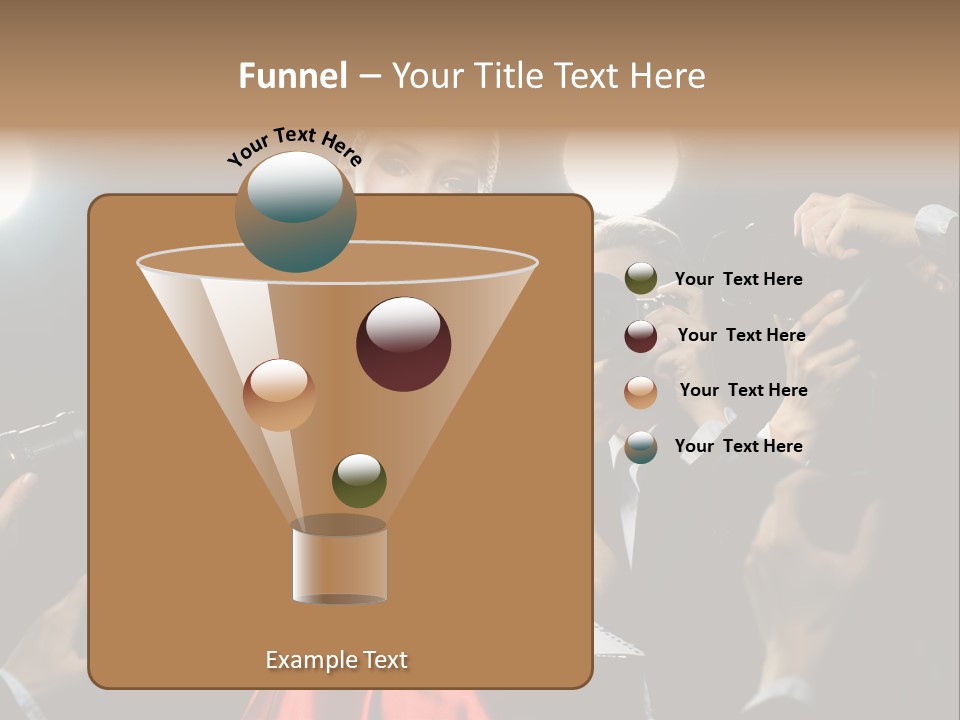 Success Idol Actress PowerPoint Template