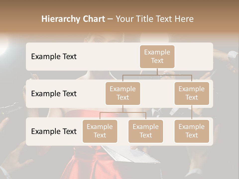 Success Idol Actress PowerPoint Template