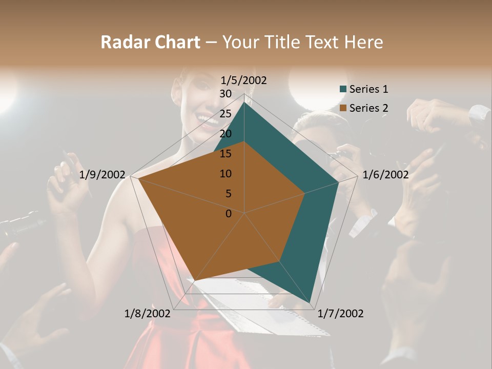 Success Idol Actress PowerPoint Template