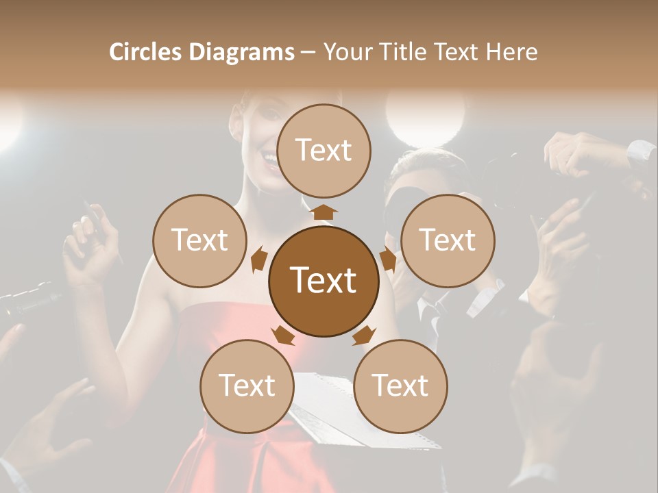 Success Idol Actress PowerPoint Template