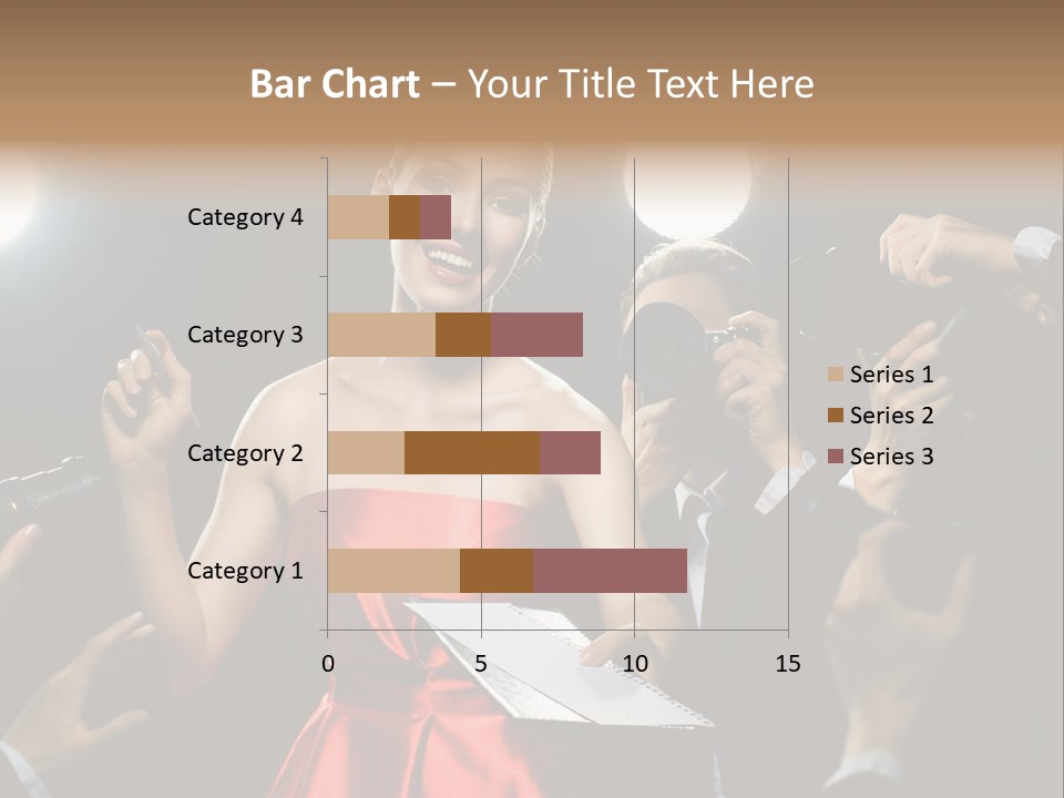 Success Idol Actress PowerPoint Template