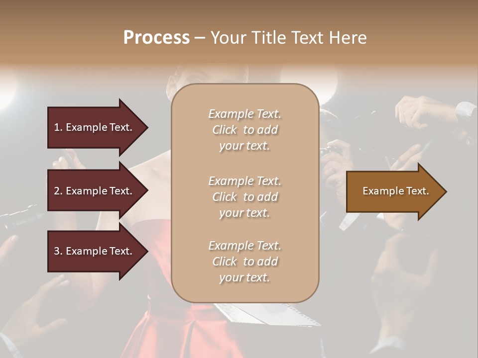 Success Idol Actress PowerPoint Template