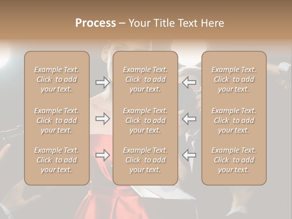 Success Idol Actress PowerPoint Template