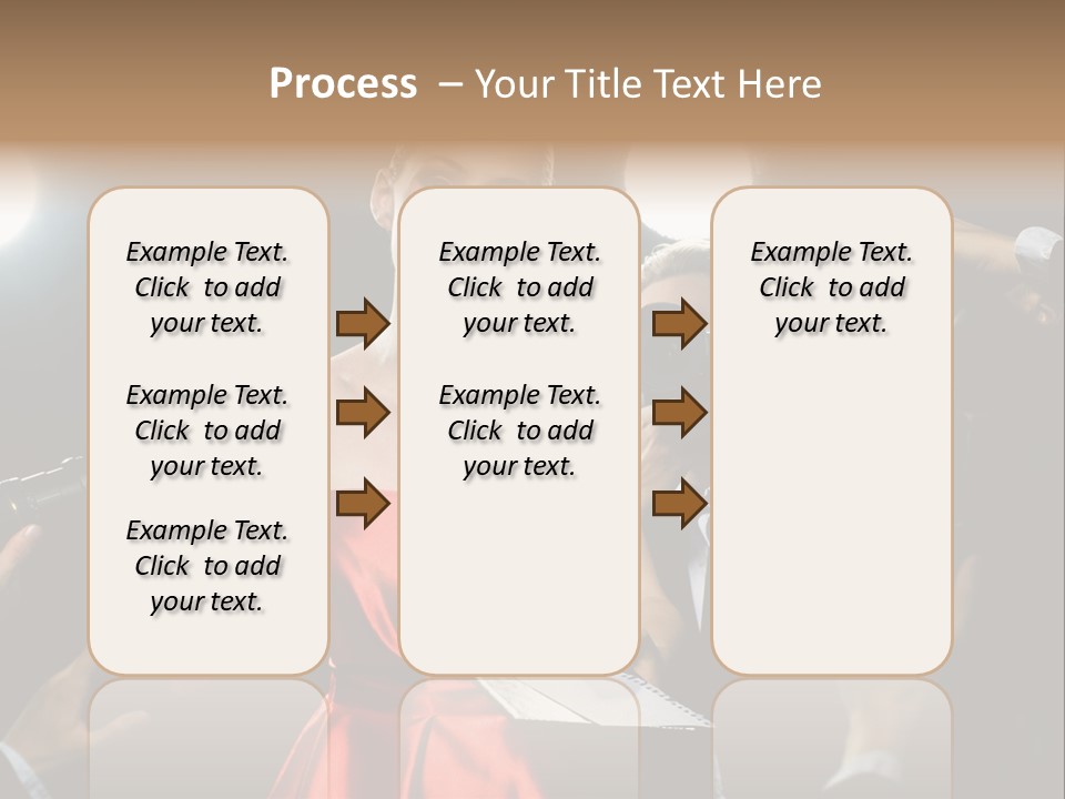 Success Idol Actress PowerPoint Template