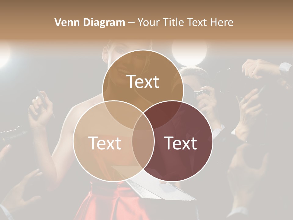 Success Idol Actress PowerPoint Template