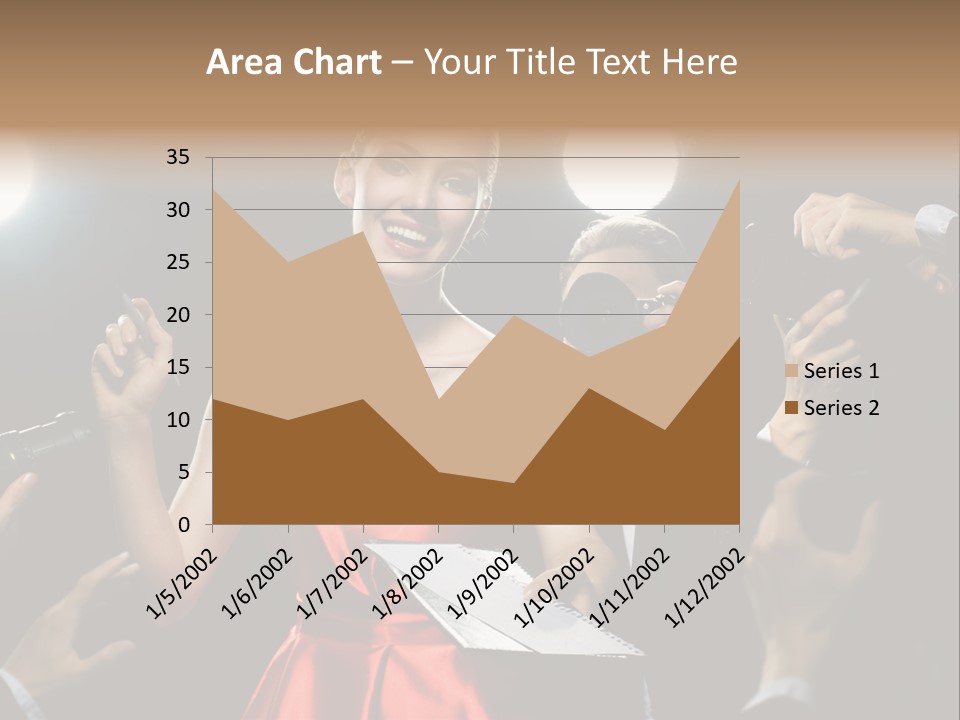 Success Idol Actress PowerPoint Template