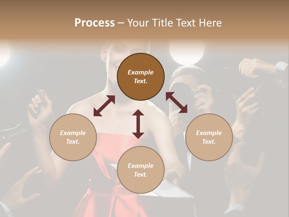 Success Idol Actress PowerPoint Template