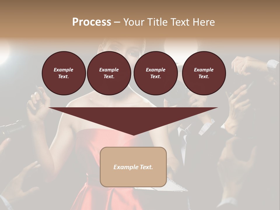 Success Idol Actress PowerPoint Template
