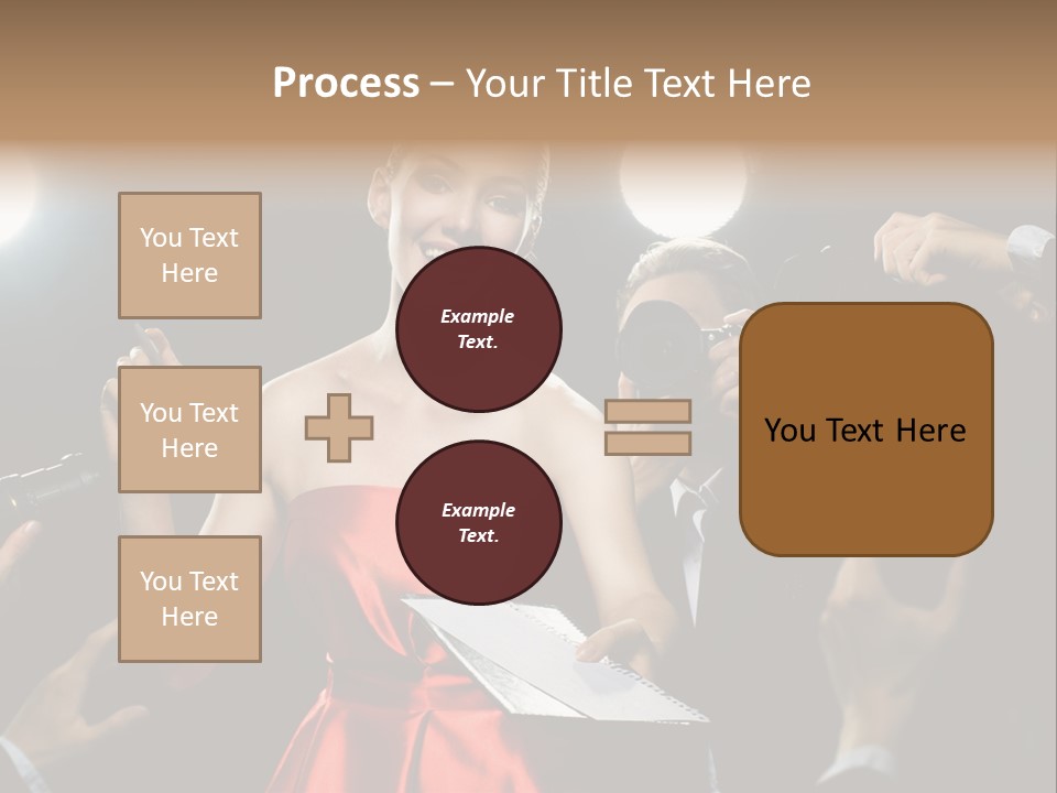 Success Idol Actress PowerPoint Template
