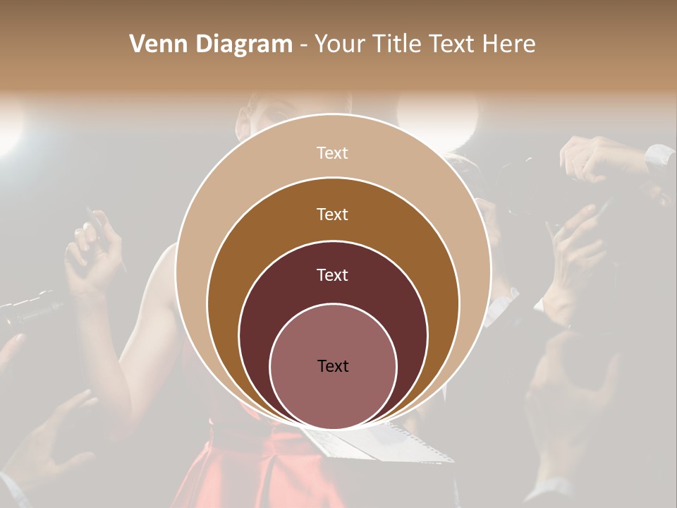 Success Idol Actress PowerPoint Template