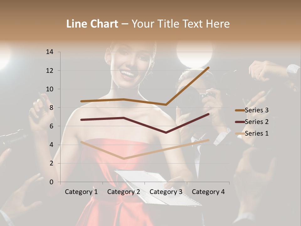 Success Idol Actress PowerPoint Template