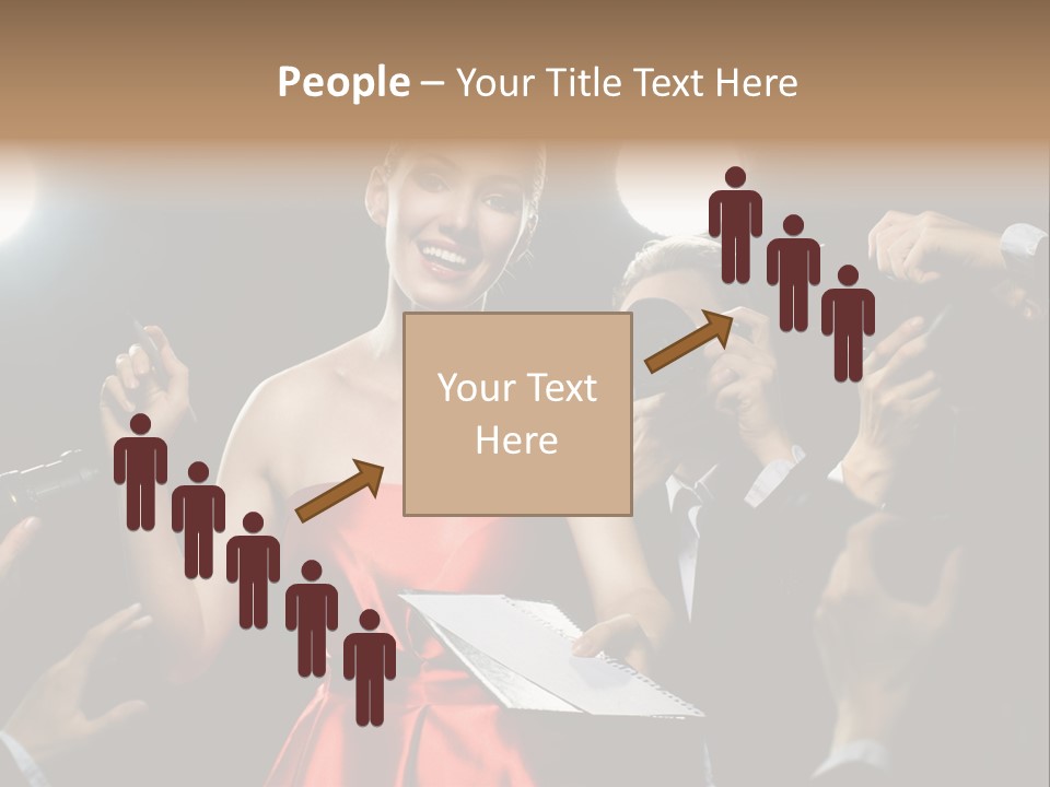 Success Idol Actress PowerPoint Template