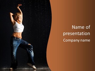 Modern Female Sport PowerPoint Template