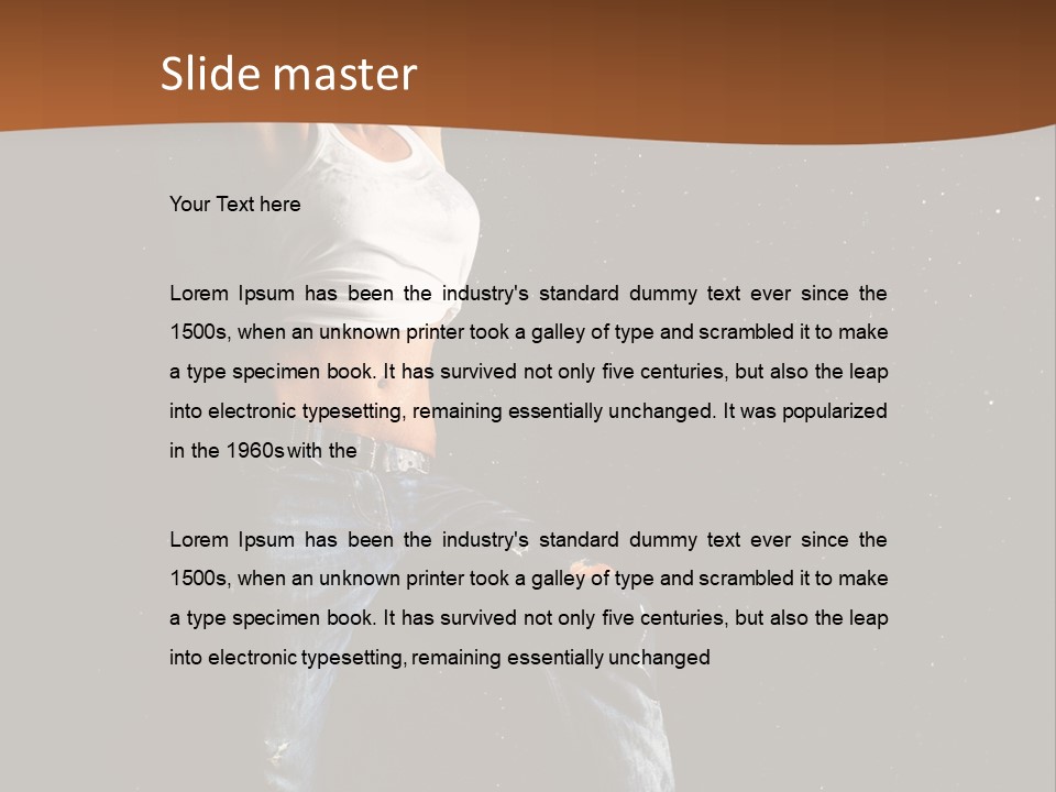 Modern Female Sport PowerPoint Template