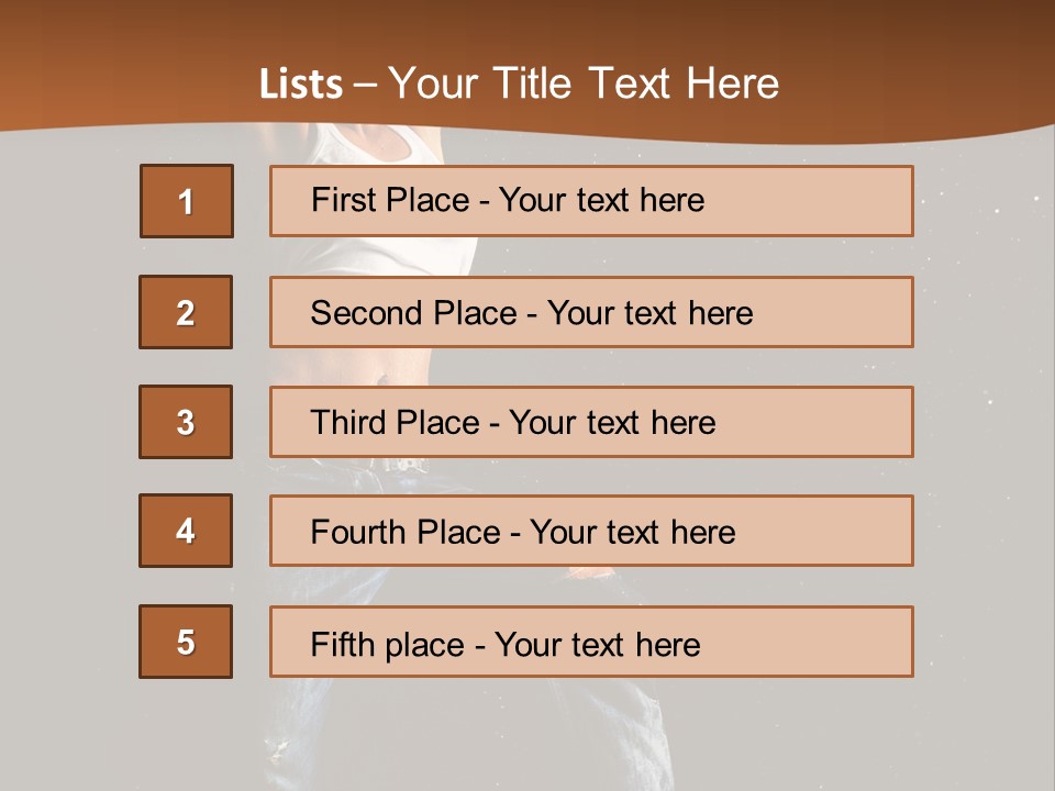 Modern Female Sport PowerPoint Template