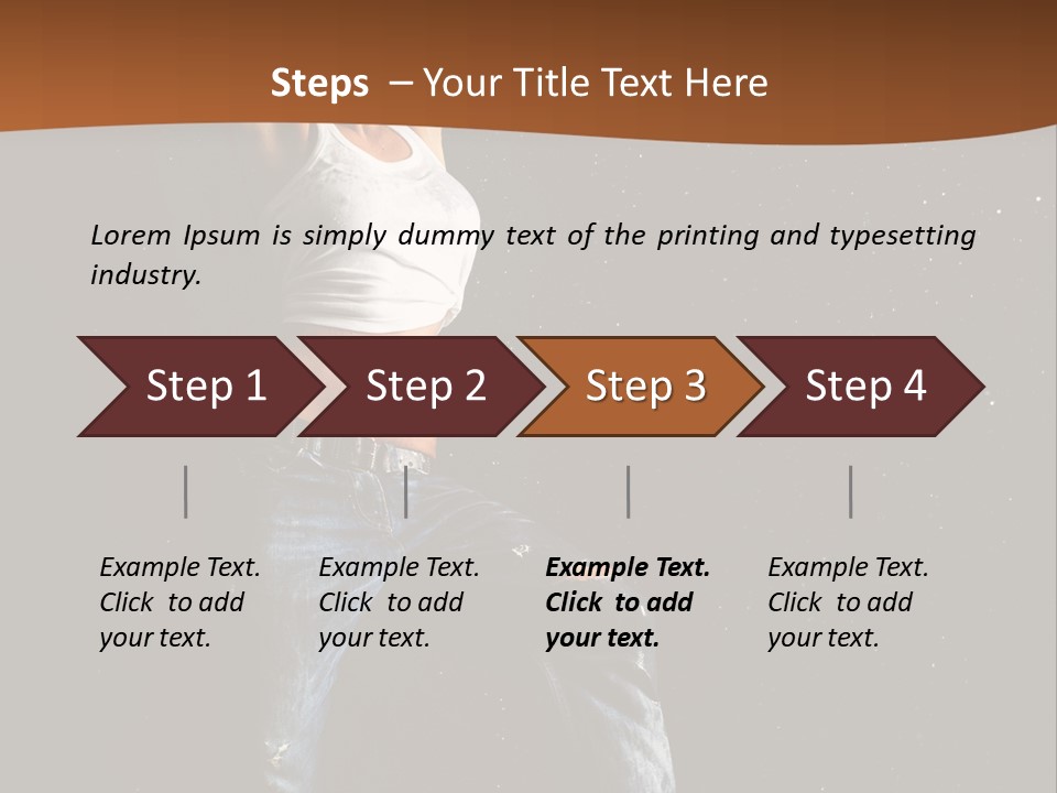 Modern Female Sport PowerPoint Template