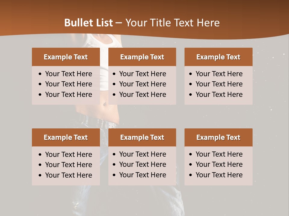 Modern Female Sport PowerPoint Template