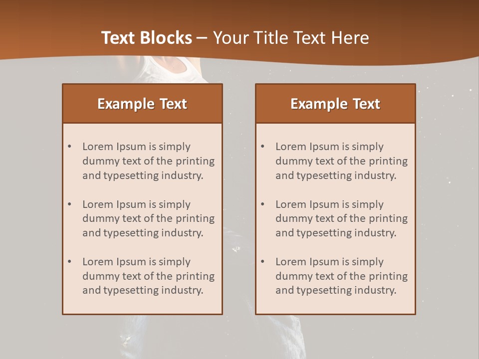 Modern Female Sport PowerPoint Template