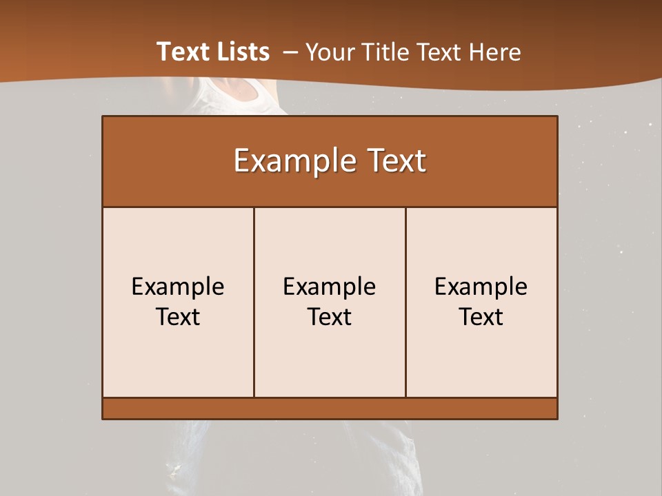 Modern Female Sport PowerPoint Template