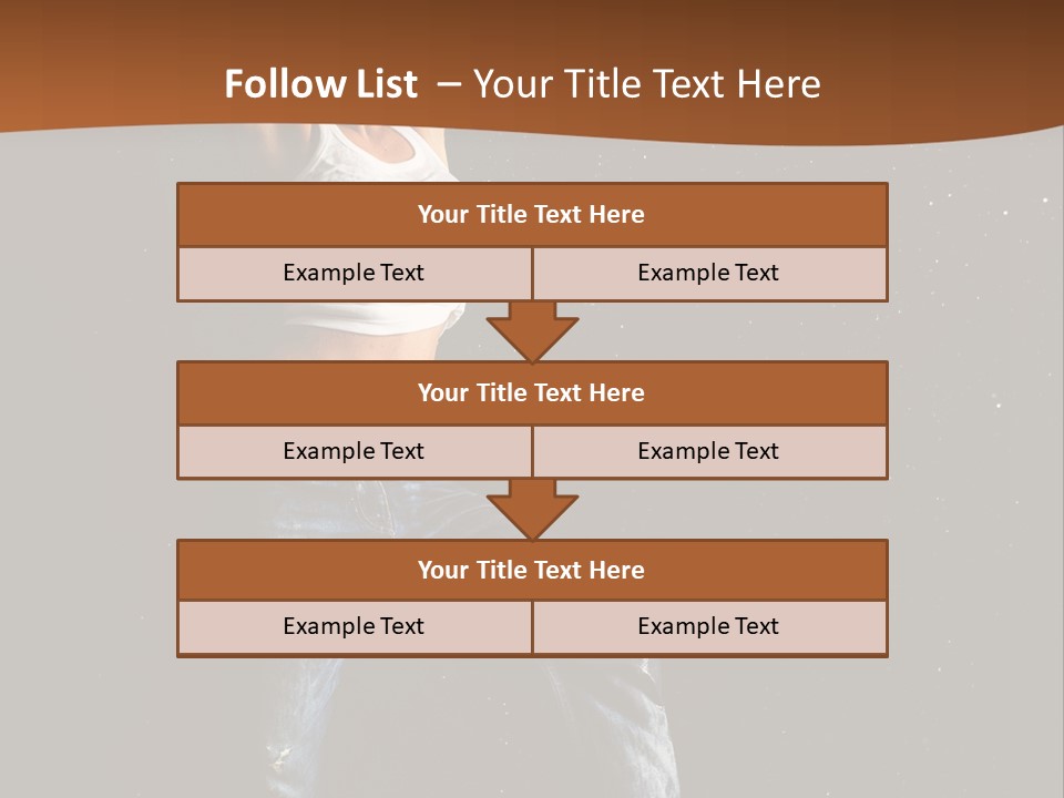 Modern Female Sport PowerPoint Template